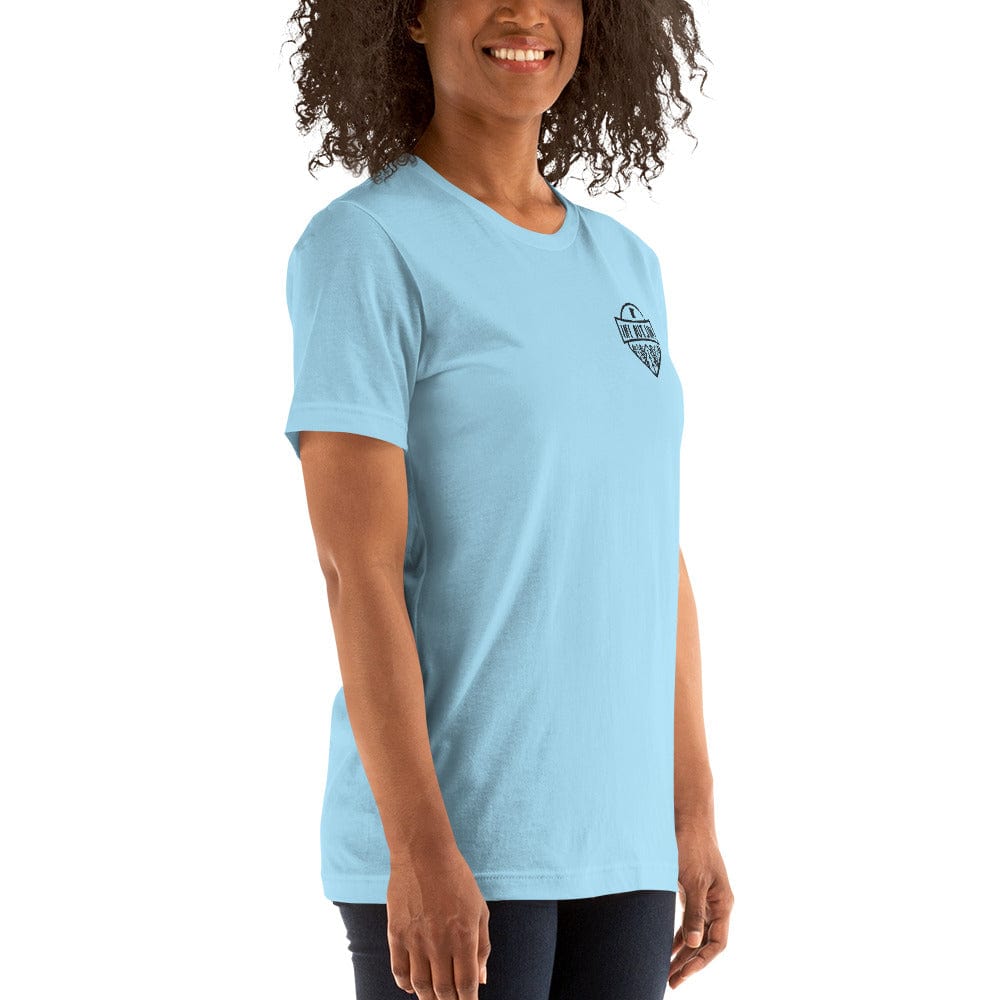 "Life Outside" Minnesota Adventure Embroidered Unisex T-Shirt ThatMNLife Ocean Blue / S Minnesota Custom T-Shirts and Gifts