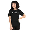 Minneapolis (MPLS) Men's/Unisex T-Shirt ThatMNLife T-Shirt Black / XS Minnesota Custom T-Shirts and Gifts