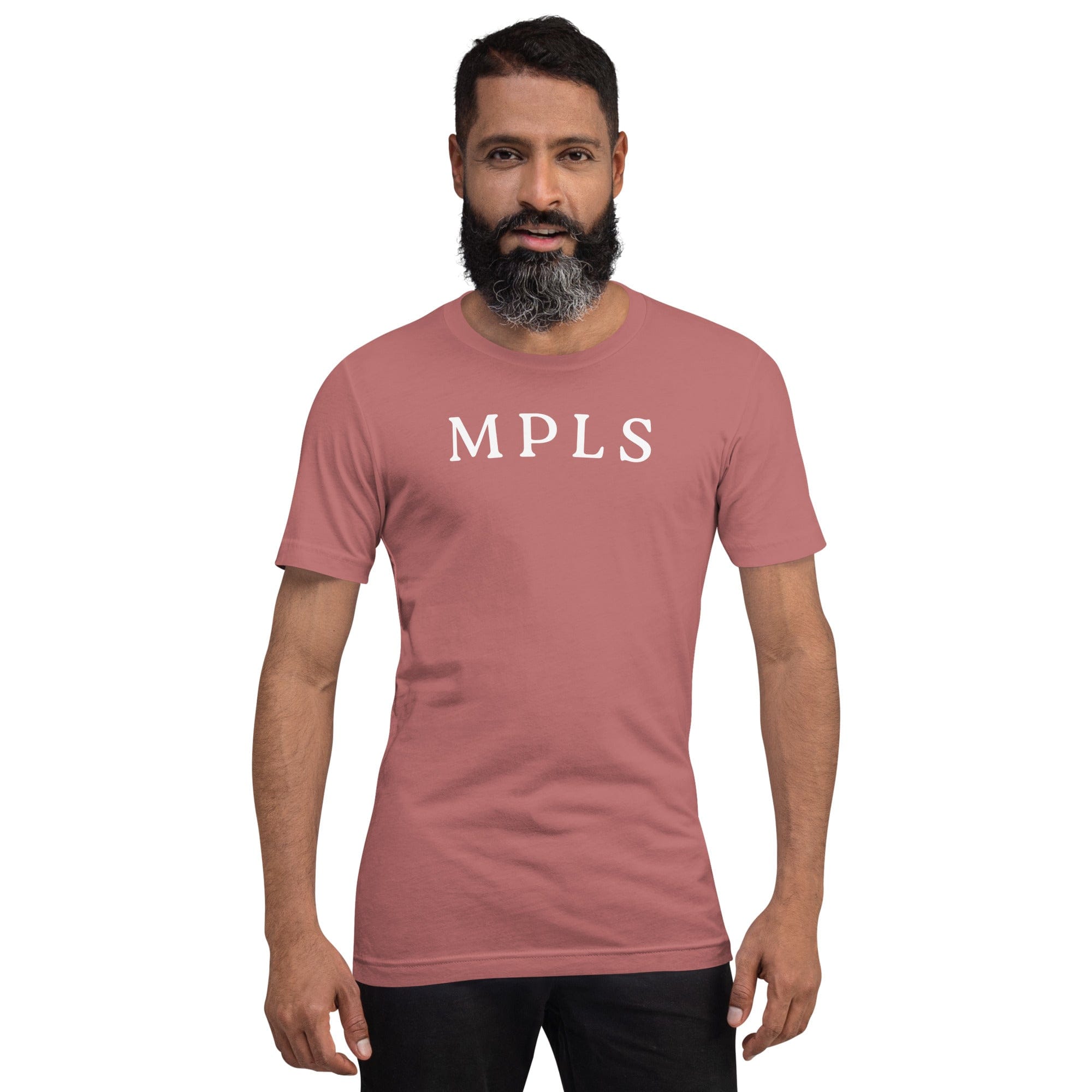 Minneapolis (MPLS) Men's/Unisex T-Shirt ThatMNLife T-Shirt Mauve / S Minnesota Custom T-Shirts and Gifts