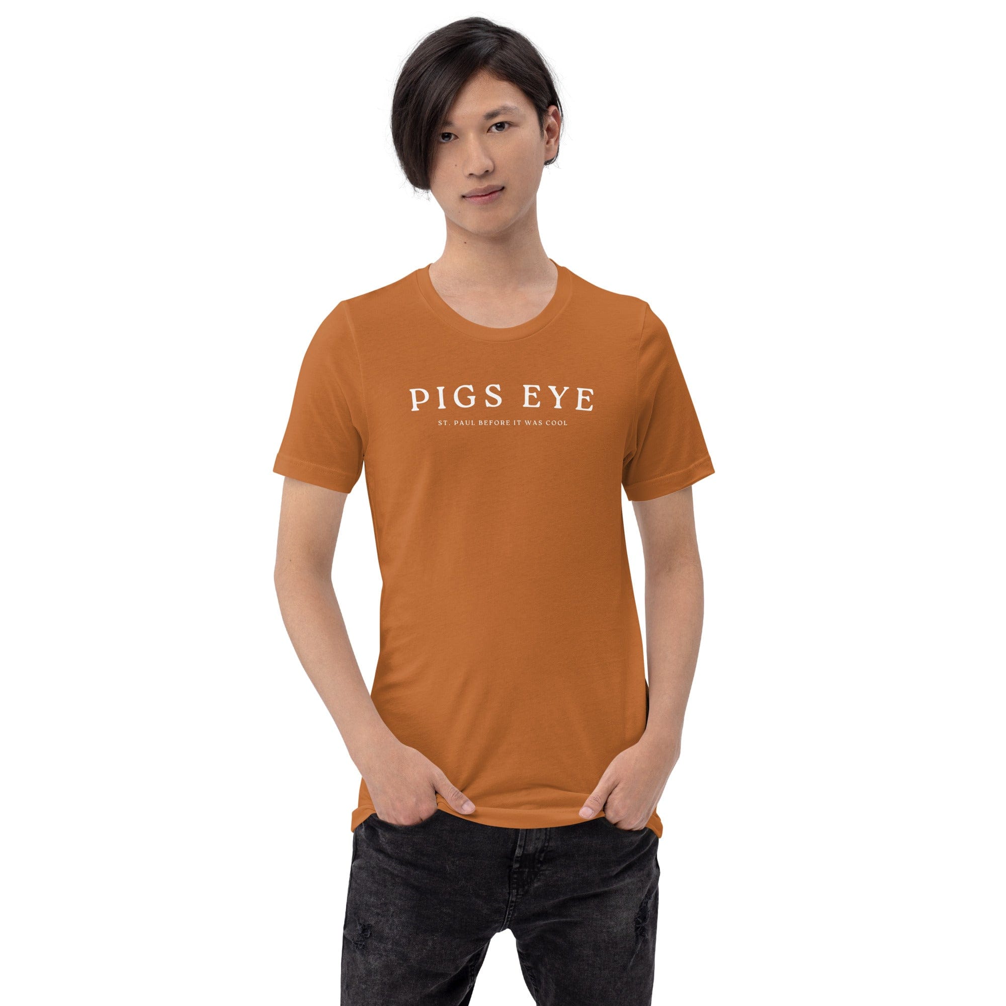 Pigs Eye - St. Paul Before it Was Cool Men's/Unisex T-Shirt ThatMNLife Minnesota Custom T-Shirts and Gifts