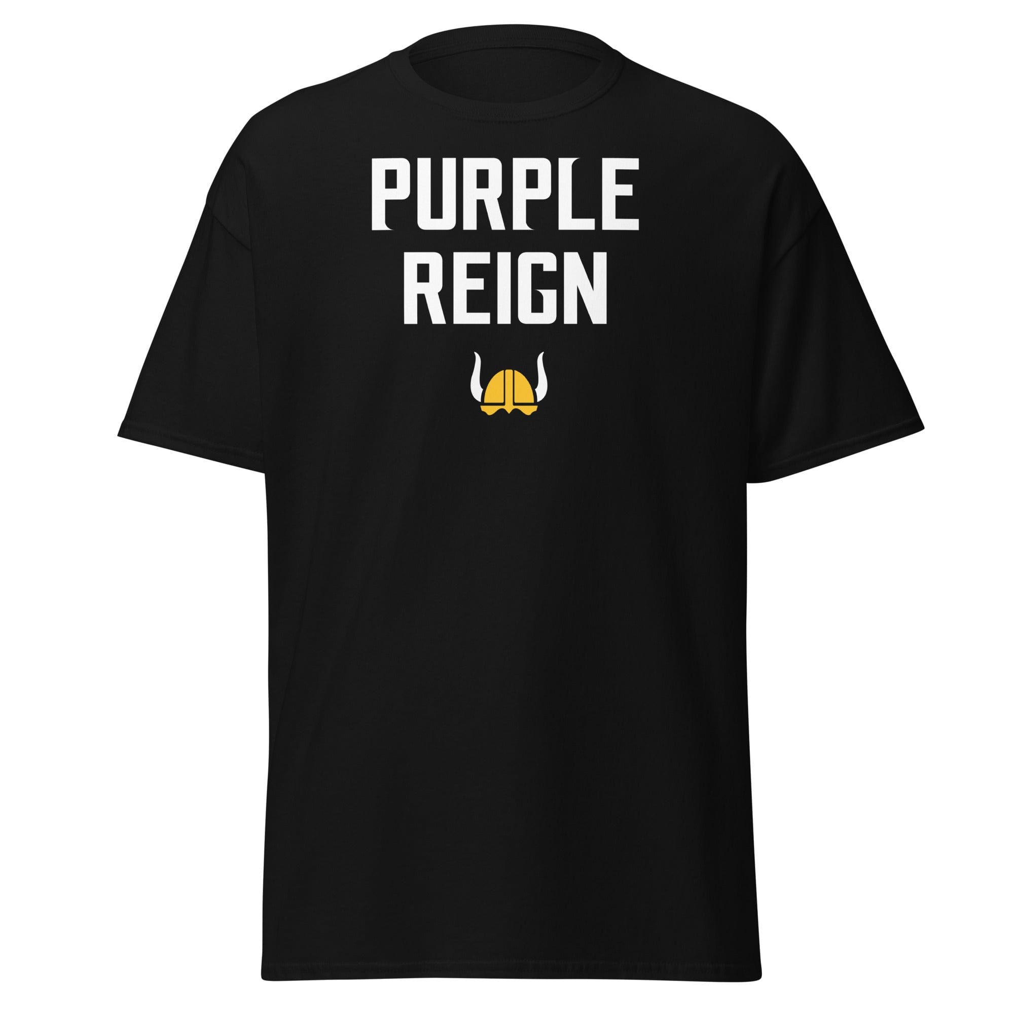 Purple Reign - Minnesota Vikings Fan Mens/Unisex T-Shirt ThatMNLife T-Shirt Black / S Minnesota Custom T-Shirts and Gifts