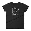Beer on Sundays Women's T-Shirt ThatMNLife T-Shirt Black / S Minnesota Custom T-Shirts and Gifts