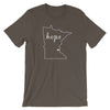Load image into Gallery viewer, Conners Clinic - Hope for Cancer in MN Men&#39;s/Unisex T-Shirt ThatMNLife T-Shirt Army / S Minnesota Custom T-Shirts and Gifts