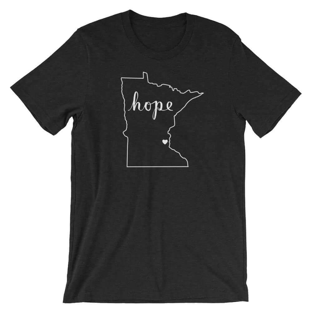 Conners Clinic - Hope for Cancer in MN Men's/Unisex T-Shirt ThatMNLife T-Shirt Black Heather / S Minnesota Custom T-Shirts and Gifts