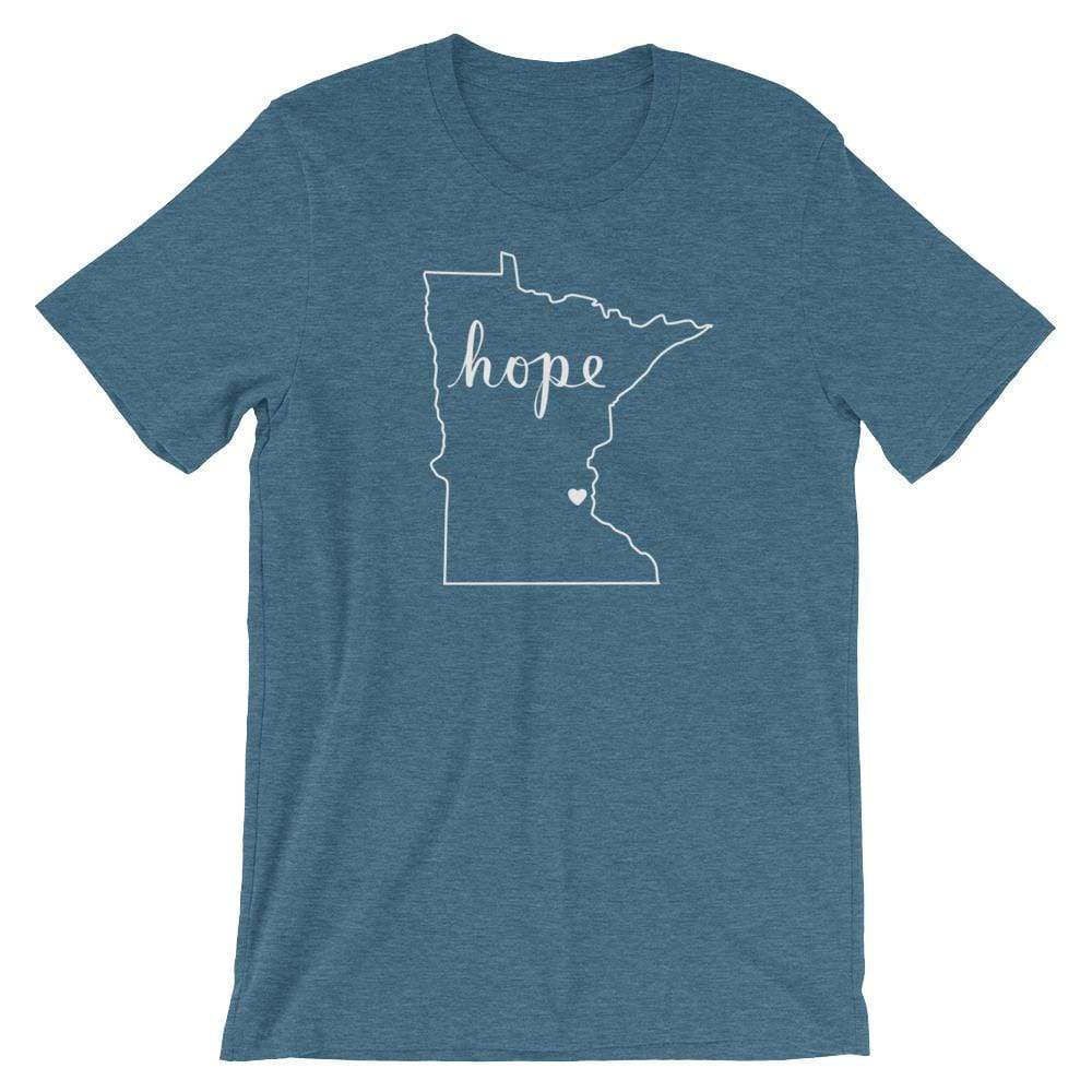 Conners Clinic - Hope for Cancer in MN Men's/Unisex T-Shirt ThatMNLife T-Shirt Heather Deep Teal / S Minnesota Custom T-Shirts and Gifts