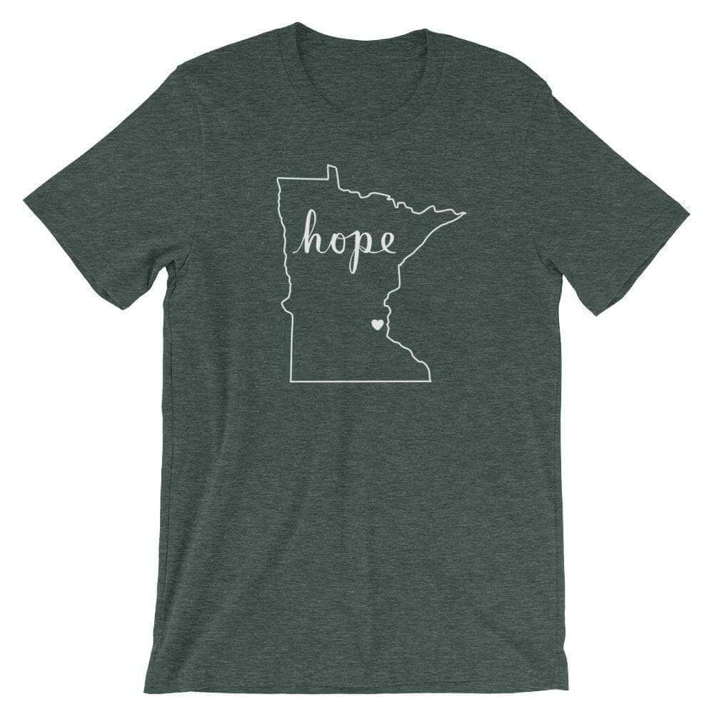 Conners Clinic - Hope for Cancer in MN Men's/Unisex T-Shirt ThatMNLife T-Shirt Heather Forest / S Minnesota Custom T-Shirts and Gifts