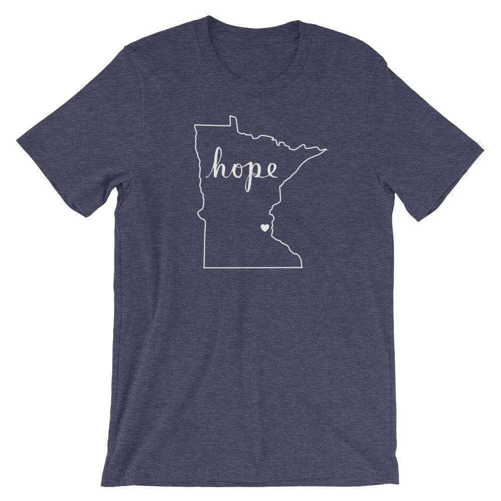 Conners Clinic - Hope for Cancer in MN Men's/Unisex T-Shirt ThatMNLife T-Shirt Heather Midnight Nav / S Minnesota Custom T-Shirts and Gifts