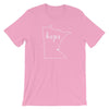 Load image into Gallery viewer, Conners Clinic - Hope for Cancer in MN Men&#39;s/Unisex T-Shirt ThatMNLife T-Shirt Pink / S Minnesota Custom T-Shirts and Gifts
