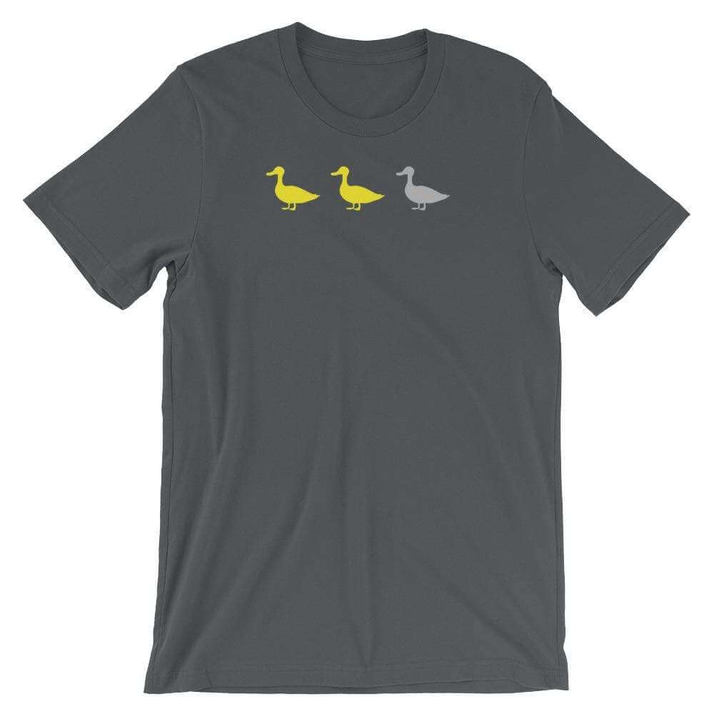 Duck Duck Grey Duck Men's/Unisex T-Shirt ThatMNLife T-Shirt Asphalt / S Minnesota Custom T-Shirts and Gifts