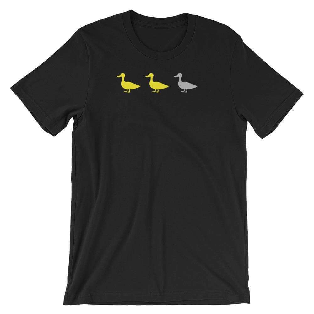 Duck Duck Grey Duck Men's/Unisex T-Shirt ThatMNLife T-Shirt Black / S Minnesota Custom T-Shirts and Gifts