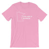 Load image into Gallery viewer, Duluth Our Lake is Superior Men&#39;s/Unisex T-Shirt ThatMNLife T-Shirt Pink / S Minnesota Custom T-Shirts and Gifts