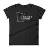 Duluth Our Lake is Superior Women's T-Shirt ThatMNLife T-Shirt Black / S Minnesota Custom T-Shirts and Gifts