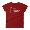 Load image into Gallery viewer, Duluth Our Lake is Superior Women&#39;s T-Shirt ThatMNLife T-Shirt Independence Red / S Minnesota Custom T-Shirts and Gifts