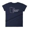 Load image into Gallery viewer, Duluth Our Lake is Superior Women&#39;s T-Shirt ThatMNLife T-Shirt Navy / S Minnesota Custom T-Shirts and Gifts