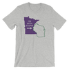 I'm With Stupid - Minnesota Vikings Men's/Unisex T-Shirt ThatMNLife T-Shirt Athletic Heather / S Minnesota Custom T-Shirts and Gifts