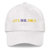 Load image into Gallery viewer, Let&#39;s Skol Crazy Minnesota Vikings Dad Hat ThatMNLife Hat White Minnesota Custom T-Shirts and Gifts