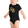 Let's Skol Crazy Minnesota Vikings Football Fan Skol Toddler Baby Onesie ThatMNLife Black / 3-6m Minnesota Custom T-Shirts and Gifts