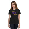 Let's Skol Crazy Minnesota Vikings Football Fan Skol Youth Short Sleeve T-Shirt ThatMNLife Black / S Minnesota Custom T-Shirts and Gifts