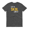 Let's Skol Crazy Minnesota Vikings Men's/Unisex T-Shirt ThatMNLife T-Shirt Heather Dark Grey / S Minnesota Custom T-Shirts and Gifts