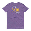 Let's Skol Crazy Minnesota Vikings Men's/Unisex T-Shirt ThatMNLife T-Shirt Heather Purple / S Minnesota Custom T-Shirts and Gifts