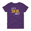 Let's Skol Crazy Minnesota Vikings Women's T-Shirt ThatMNLife T-Shirt S Minnesota Custom T-Shirts and Gifts