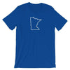 Love Minneapolis/St Paul - MN Heart Men's/Unisex T-Shirt ThatMNLife T-Shirt True Royal / S Minnesota Custom T-Shirts and Gifts