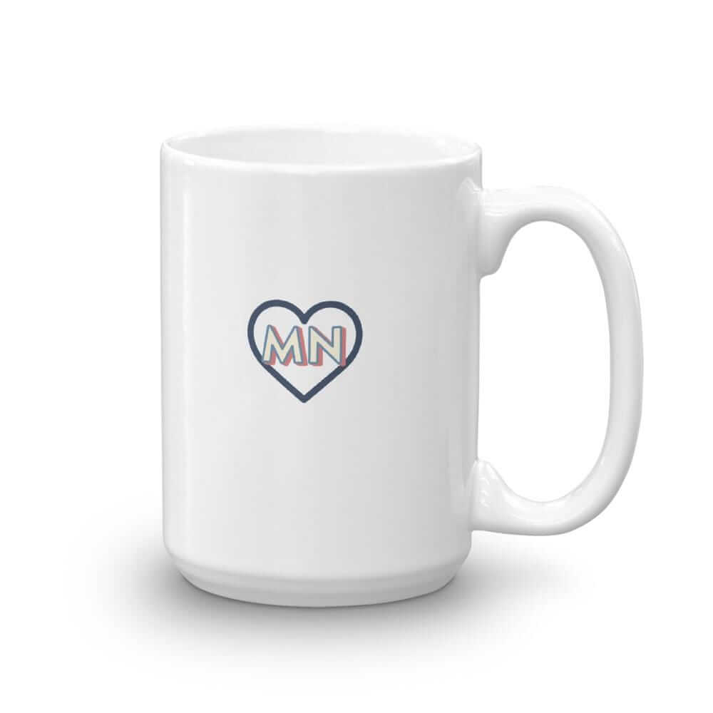 Love Minnesota - Heart MN Coffee Mug ThatMNLife Coffee Mug 15 Minnesota Custom T-Shirts and Gifts