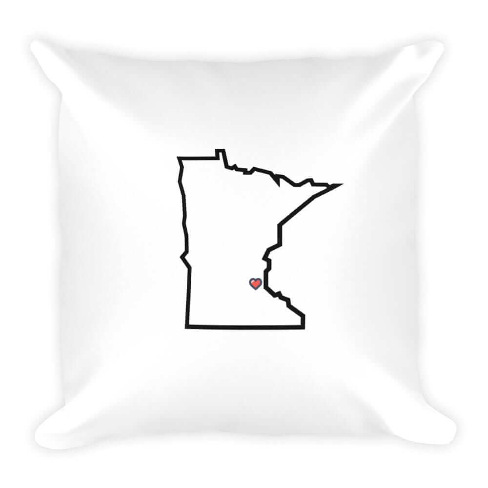 Love That Minnesota Life Square Pillow ThatMNLife Pillow Minnesota Custom T-Shirts and Gifts