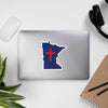 Minnesota Christian Vinyl Laptop Sticker ThatMNLife Minnesota Custom T-Shirts and Gifts