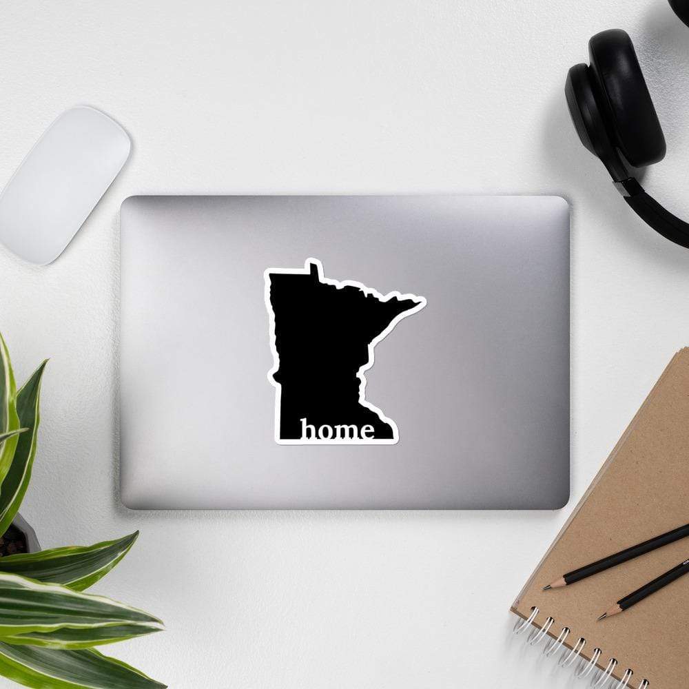 Minnesota Home Vinyl Laptop Sticker ThatMNLife Minnesota Custom T-Shirts and Gifts