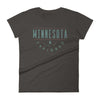 Minnesota Must Be Explored - Outdoors Women's T-Shirt ThatMNLife T-Shirt Smoke / S Minnesota Custom T-Shirts and Gifts