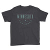 Minnesota Must Be Explored - Outdoors Youth T-Shirt ThatMNLife T-Shirt Black / S Minnesota Custom T-Shirts and Gifts
