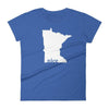 Minnesota Nice - Women's T-Shirt ThatMNLife T-Shirt Royal Blue / S Minnesota Custom T-Shirts and Gifts