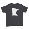 Load image into Gallery viewer, Minnesota Nice - Youth T-Shirt ThatMNLife T-Shirt Black / S Minnesota Custom T-Shirts and Gifts