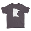 Load image into Gallery viewer, Minnesota Nice - Youth T-Shirt ThatMNLife T-Shirt Charcoal / S Minnesota Custom T-Shirts and Gifts