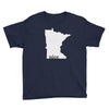 Minnesota Nice - Youth T-Shirt ThatMNLife T-Shirt Navy / S Minnesota Custom T-Shirts and Gifts