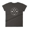 Minnesota Seal - MN, Est 1858, Loon, Oars Women's T Shirt ThatMNLife T-Shirt Smoke / S Minnesota Custom T-Shirts and Gifts