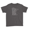 Load image into Gallery viewer, Minnesota State Kids/Youth T-Shirt ThatMNLife T-Shirt Charcoal / XS Minnesota Custom T-Shirts and Gifts