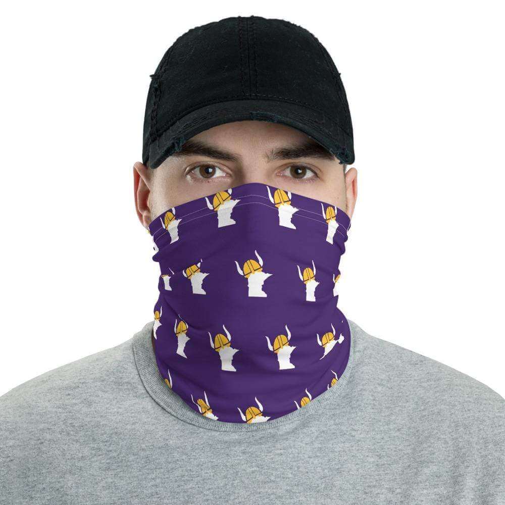 Minnesota Vikings Fan Neck Gaiter/Face Mask/Bandana ThatMNLife Headwear Minnesota Custom T-Shirts and Gifts