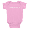 Minnesotan AF Baby Onesie ThatMNLife Baby Onesie Pink / 6M Minnesota Custom T-Shirts and Gifts