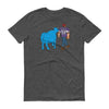 Paul Bunyan/Babe Blue Ox Vikings Fan - Men's/Unisex T-Shirt ThatMNLife T-Shirt Heather Dark Grey / S Minnesota Custom T-Shirts and Gifts