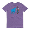 Load image into Gallery viewer, Paul Bunyan/Babe Blue Ox Vikings Fan - Men&#39;s/Unisex T-Shirt ThatMNLife T-Shirt Heather Purple / S Minnesota Custom T-Shirts and Gifts