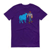 Load image into Gallery viewer, Paul Bunyan/Babe Blue Ox Vikings Fan - Men&#39;s/Unisex T-Shirt ThatMNLife T-Shirt Purple / S Minnesota Custom T-Shirts and Gifts