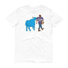 Load image into Gallery viewer, Paul Bunyan/Babe Blue Ox Vikings Fan - Men&#39;s/Unisex T-Shirt ThatMNLife T-Shirt White / S Minnesota Custom T-Shirts and Gifts