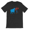 Paul Bunyan/Babe the Blue Ox Men's/Unisex T-Shirt ThatMNLife T-Shirt Dark Grey Heather / S Minnesota Custom T-Shirts and Gifts