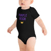 Purple Reign Minnesota Vikings Football Fan Skol Toddler Baby Short Sleeve Onesie ThatMNLife Black / 3-6m Minnesota Custom T-Shirts and Gifts