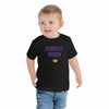 Purple Reign Minnesota Vikings Football Fan Skol Toddler Baby Short Sleeve T-Shirt ThatMNLife Black / 2T Minnesota Custom T-Shirts and Gifts