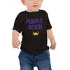 Purple Reign Minnesota Vikings Football Fan Skol Toddler Baby Short Sleeve Tee ThatMNLife Black / 6-12m Minnesota Custom T-Shirts and Gifts