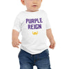 Purple Reign Minnesota Vikings Football Fan Skol Toddler Baby Short Sleeve Tee ThatMNLife White / 6-12m Minnesota Custom T-Shirts and Gifts