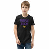 Purple Reign Minnesota Vikings Football Fan Skol Youth Short Sleeve T-Shirt ThatMNLife Black / S Minnesota Custom T-Shirts and Gifts